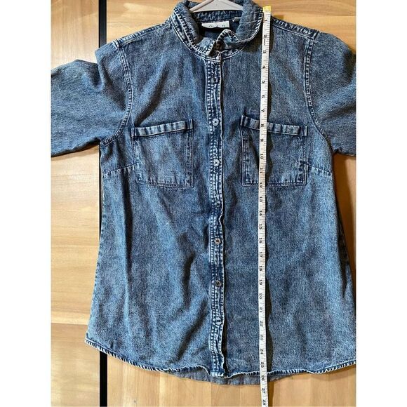 Joan Rivers Denim Shirt - Picture 4 of 5